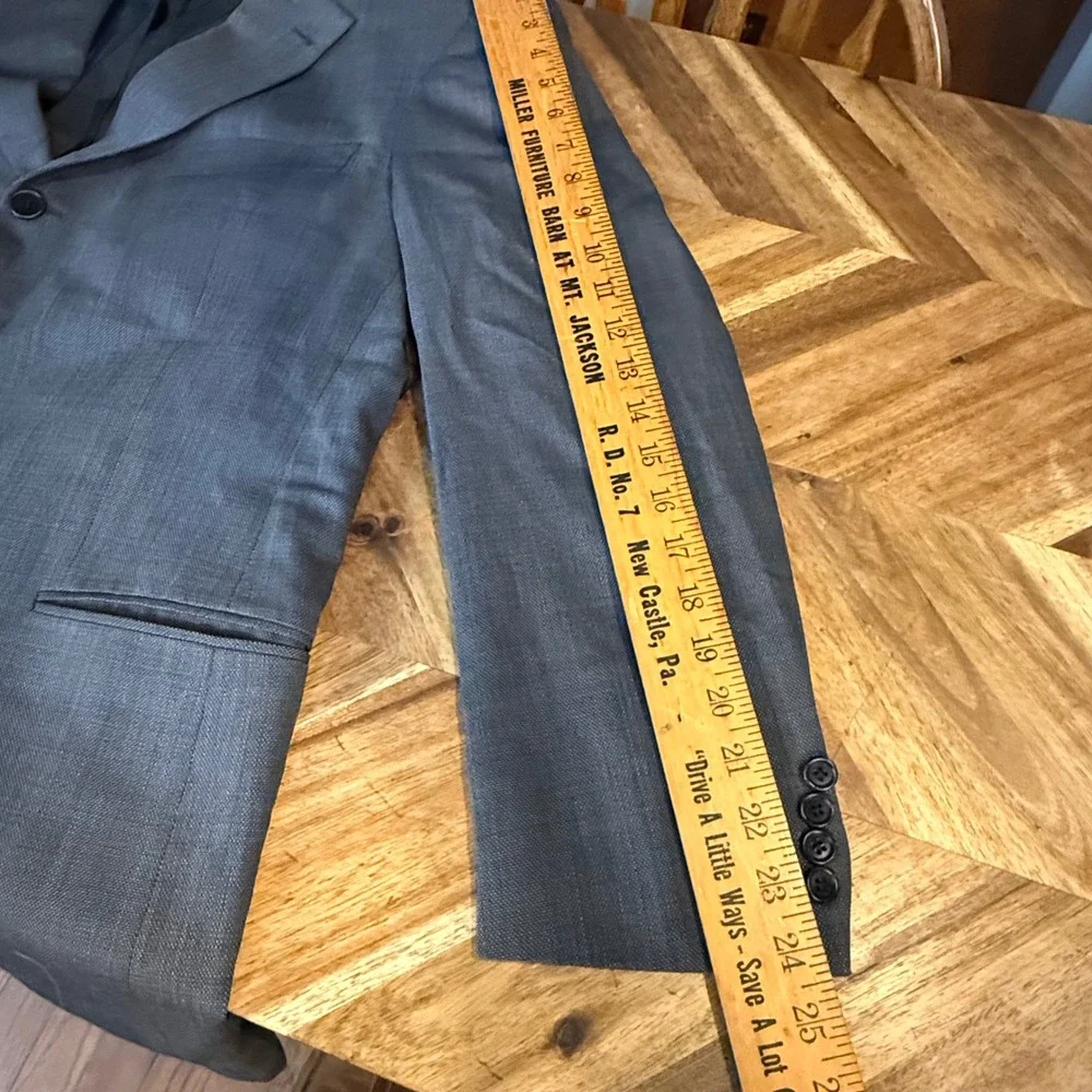 HUGO BOSS Wool Blend Suit Jacket Blazer Made‎ in USA Size 38R